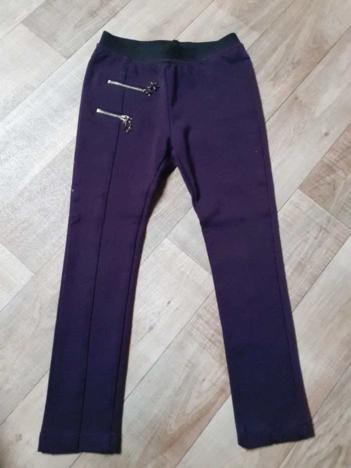 Pantalon fille violet 4 ans