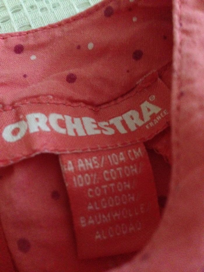 Tunique Corail imprimé de petits pois - photo numéro 2