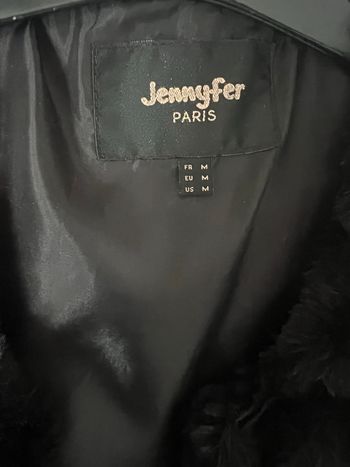 Gilet sans manches fasse fourrure