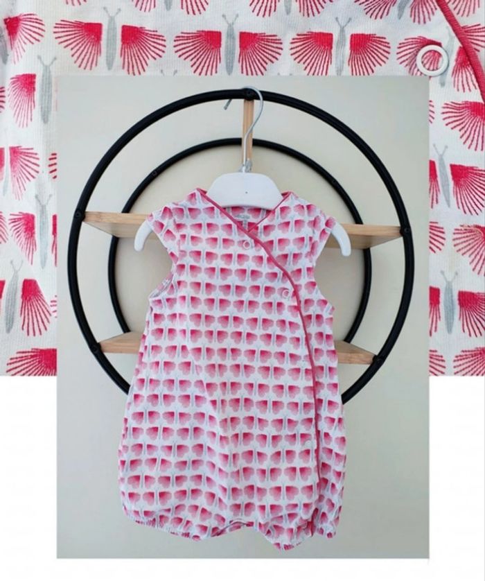 9 mois barboteuse combishort obaibi