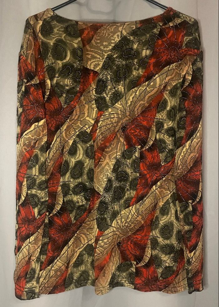 Haut à motifs manches longues - photo numéro 3