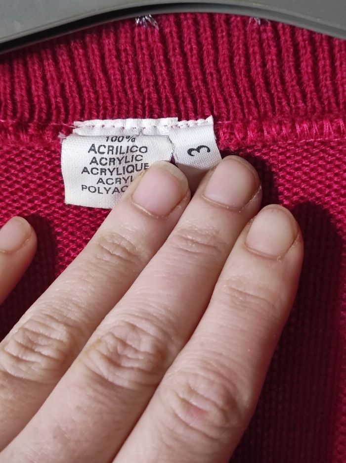 Gilet rouge vintage - photo numéro 6