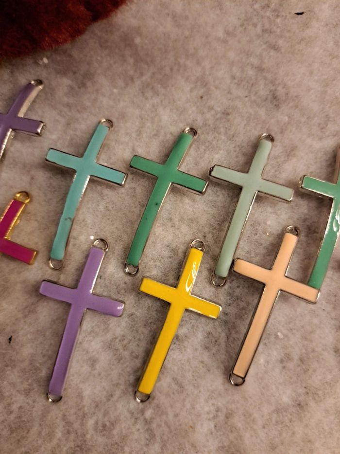 Lot de croix multicolore - photo numéro 6