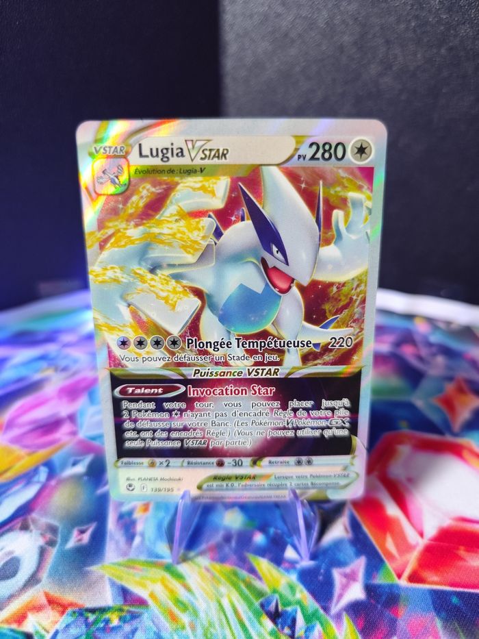 Carte pokémon neuve 🇨🇵 Lugia VStar 139/195 FA Tempête Argentée - photo numéro 2