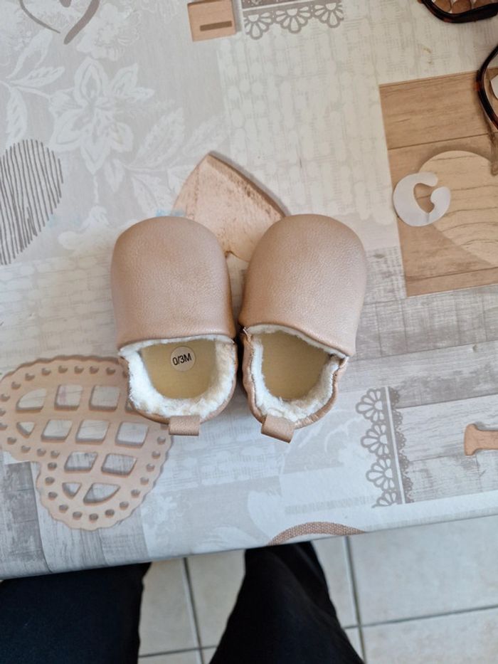 Chaussons fourrés bébé