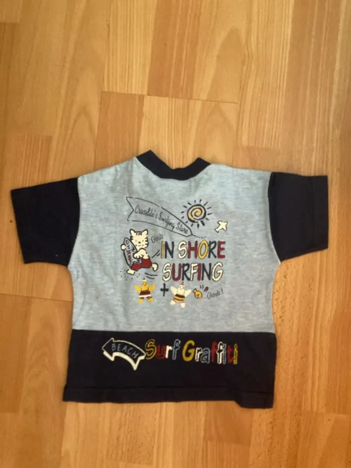 T-shirt Kiabi 12 mois 1 an garçon - photo numéro 2
