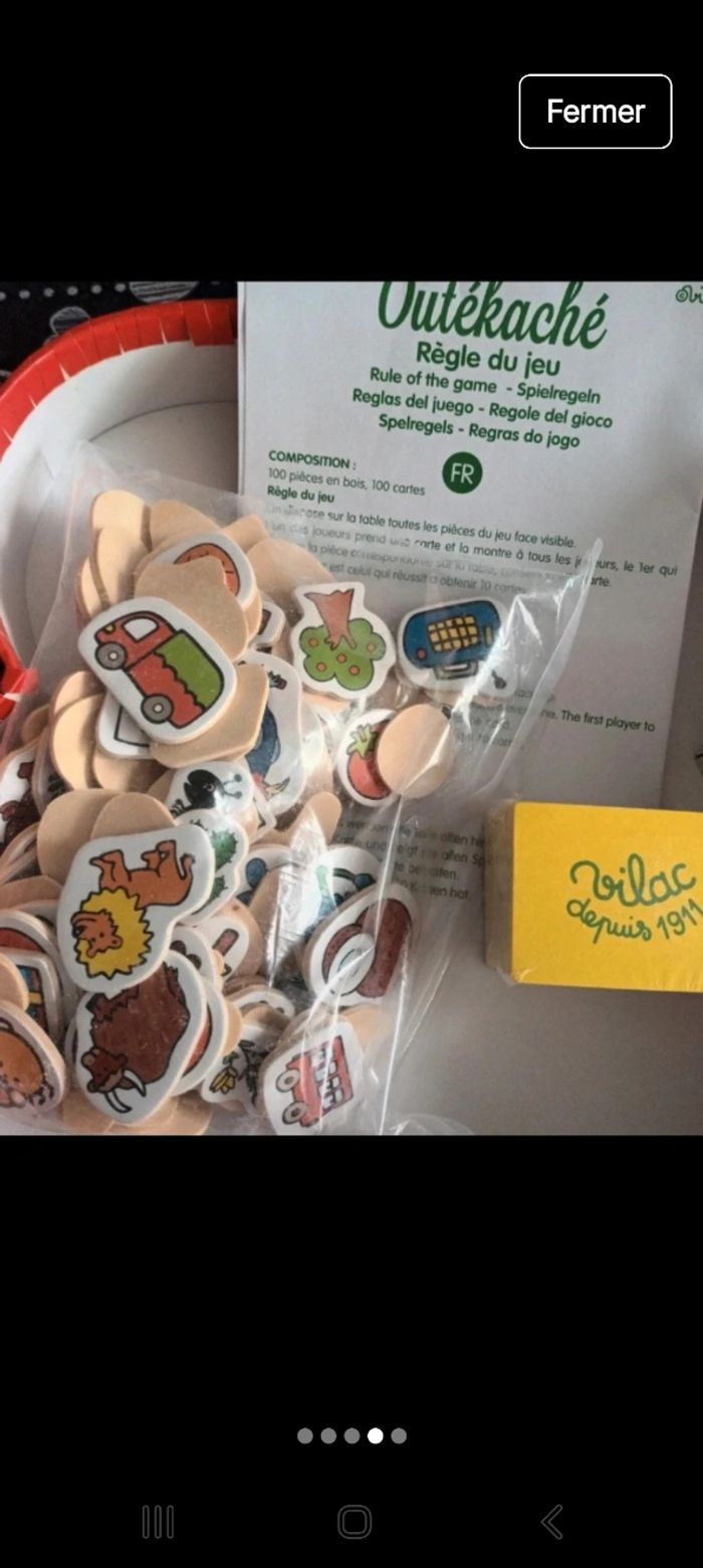 Jeu d observation et rapidité en bois état neuf..jamais servi !!
Marque VILAC - photo numéro 3