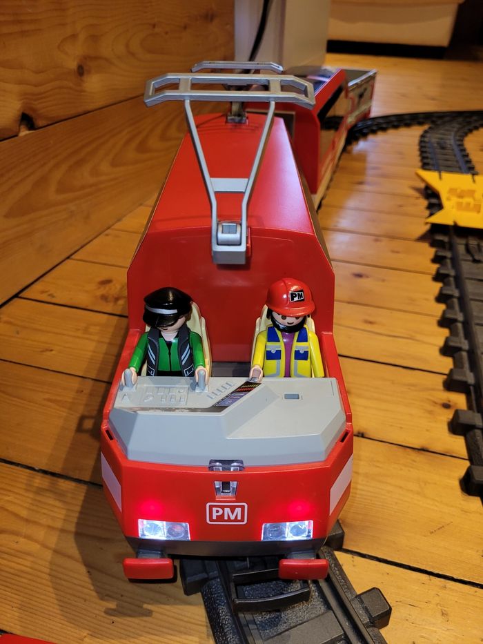 Très beau train  🚉 Playmobil 4010, complet sans boite + wagon panorama express 6342 - photo numéro 8
