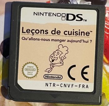 Jeux Lecons de cuisine pour DS