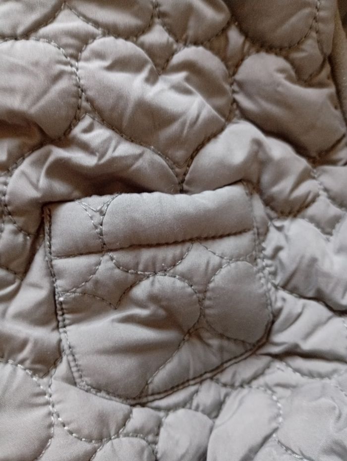 Blouson  matelassé gris fille 6 mois tape a l'oeil - photo numéro 2