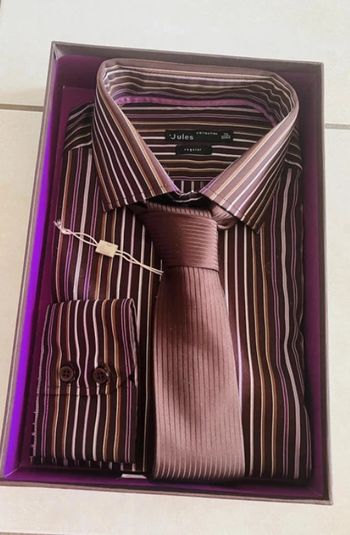 Coffret chemise + cravate Jules