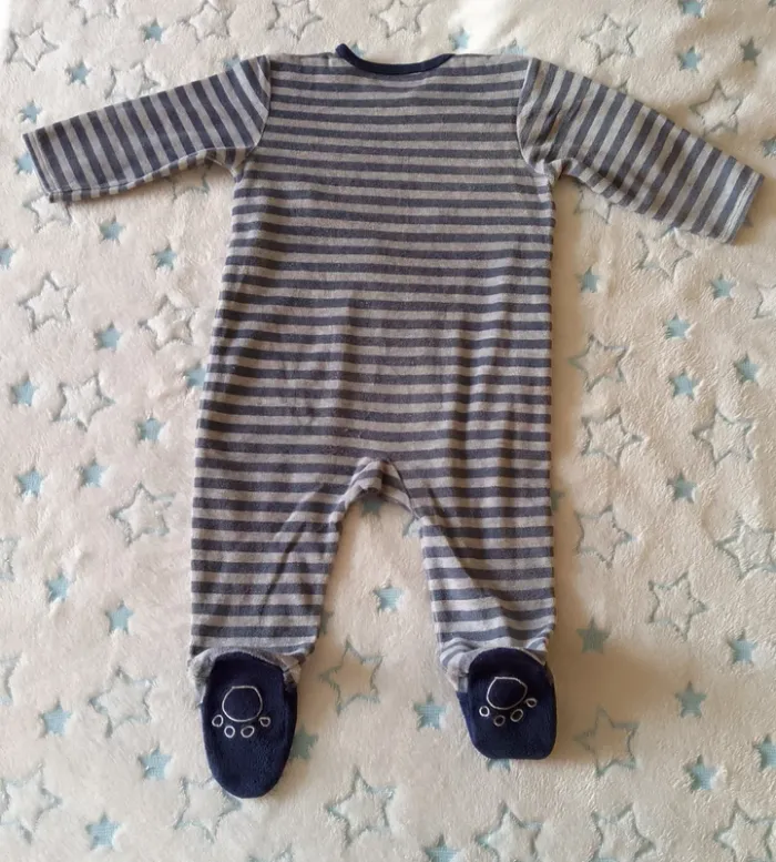 Pyjama motif tête d'ours - photo numéro 4