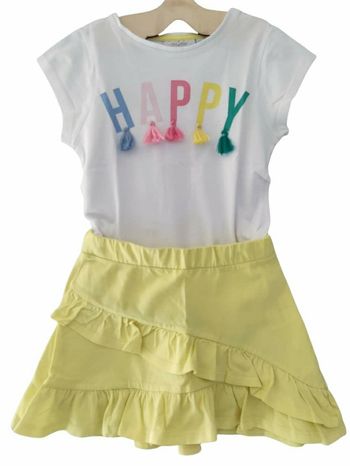 6 ans fille ensemble été Teeshirt et jupe