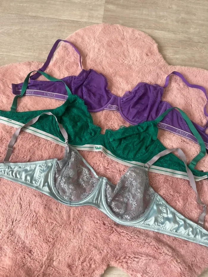 Lot de 3 soutiens-gorge undiz