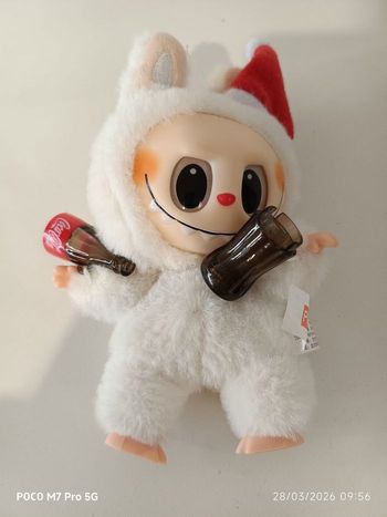 Labubu Coca-Cola Pop Mart – peluche figurine kawaii
