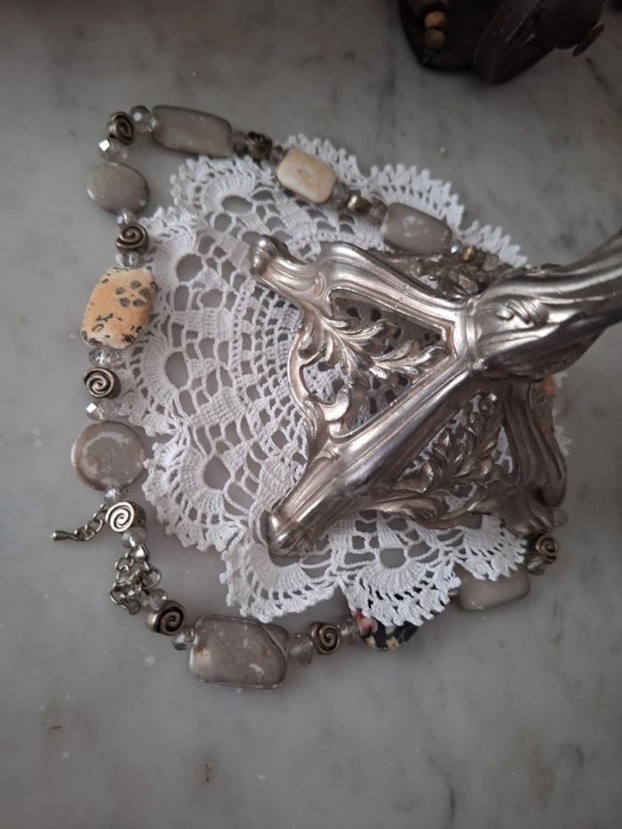 Collier vintage shabby - photo numéro 10