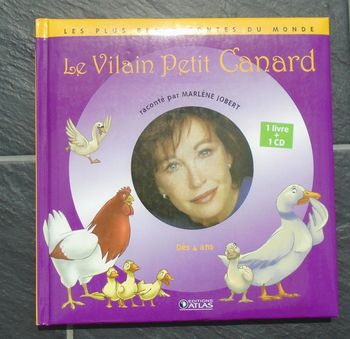 Livre CD "le Vilain Petit Canard" Marlène Jobert