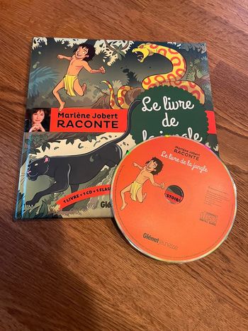 Livre avec son CD Marlène Jobert raconte Le livre de la jungle