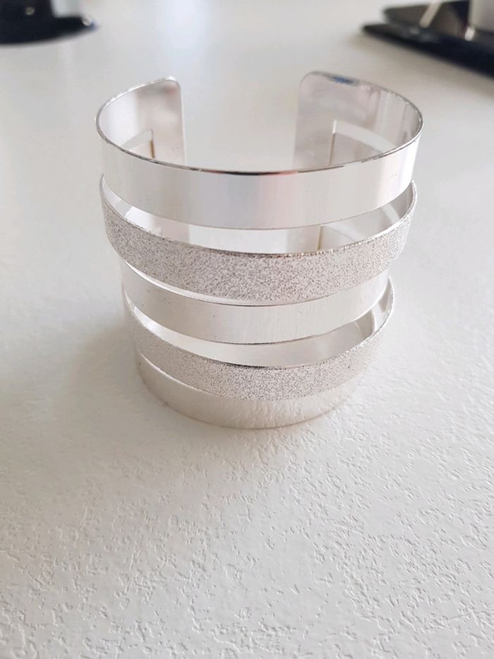 Bracelet manchette 6 cm - photo numéro 3