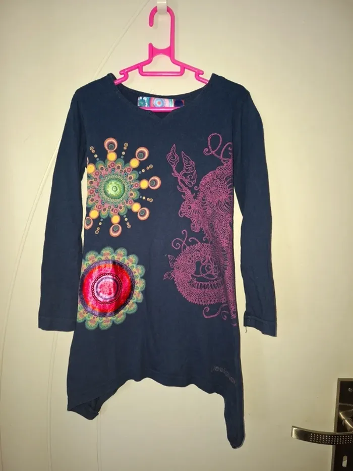 Tunique manches longues Desigual 7/8 ans