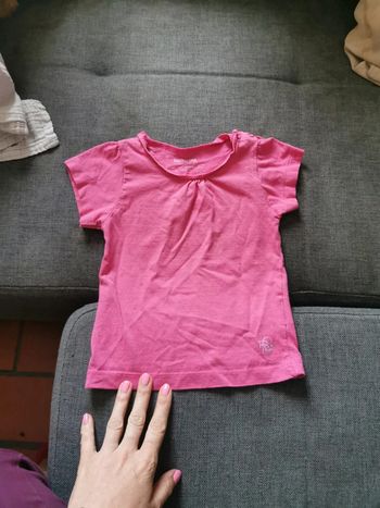 Tee shirt rose 23 mois