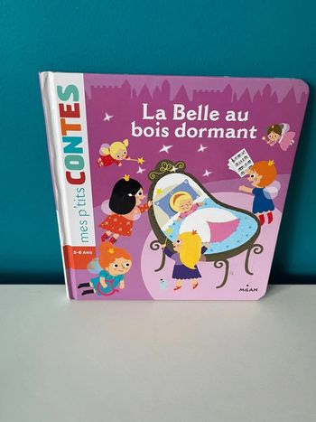 Livre mes p’tits contes la belle aux bois dormant