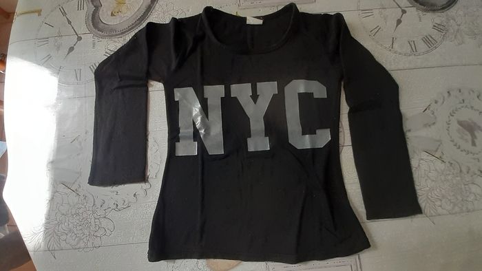 Sweet noir motif écriture grise