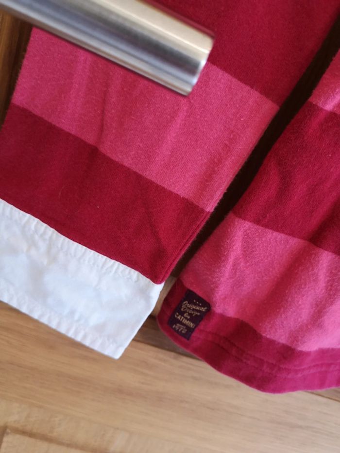 Chemise Catimini ligné en rose 8 ans - photo numéro 10