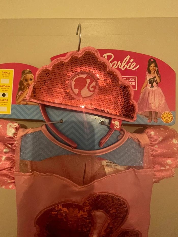 Barbie - déguisement Robe Luxe Princesse paillettes 5-6 ans - photo numéro 3