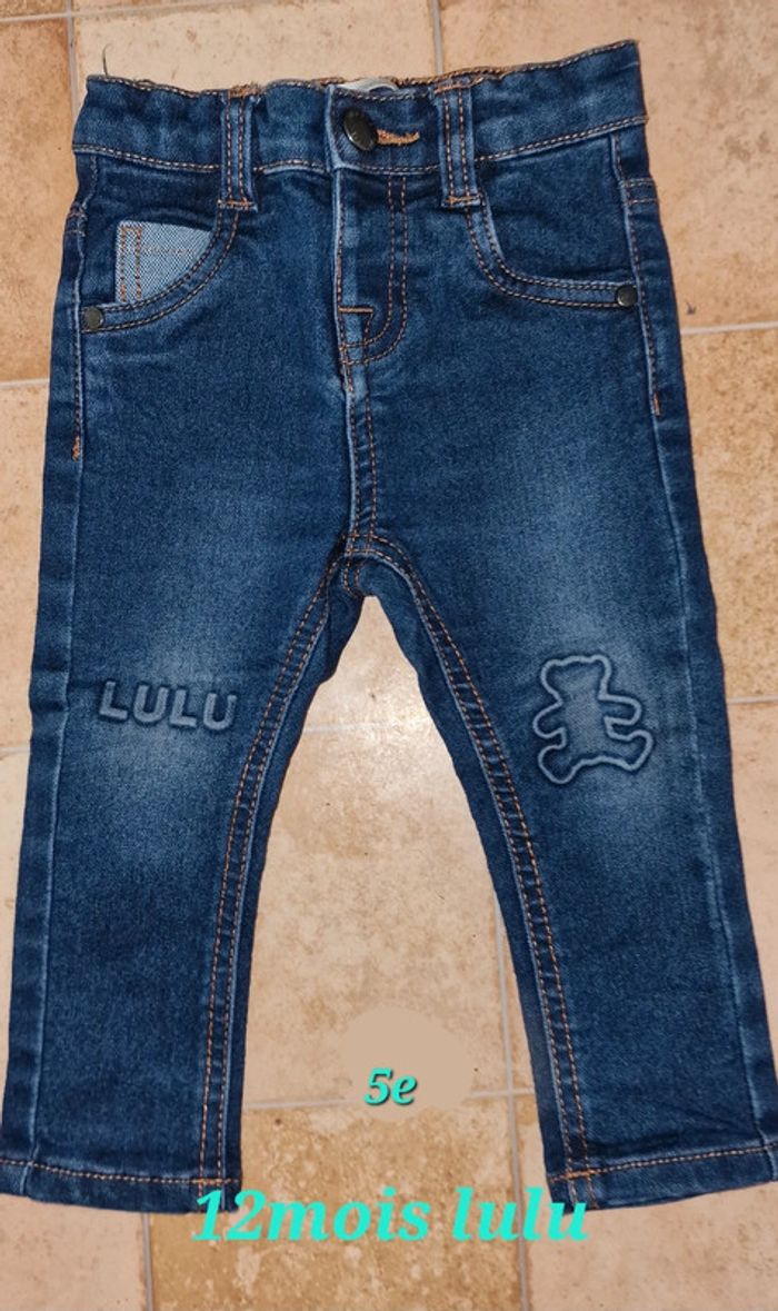 Pantalon 12mois lulu castagnette