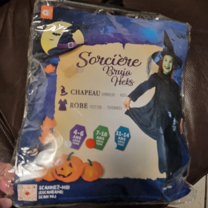 déguisement HALLOWEEN Sorcière taille 7 / 10 ans 🎃 NEUF 🎃