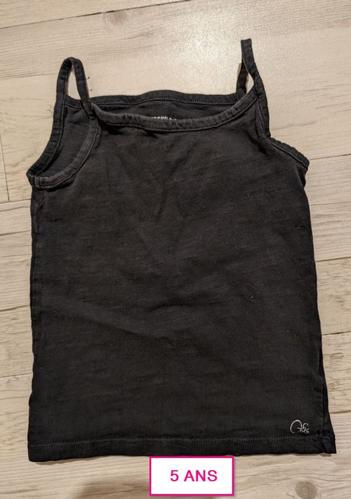 Débardeur noir fille 5 ans Orchestra
