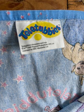 Drap plat Teletubbies pour lit une personne 