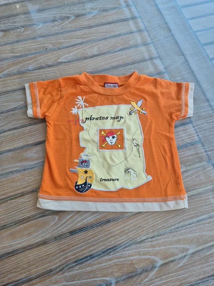Foster babies tee-shirt pirates taille 18 mois
