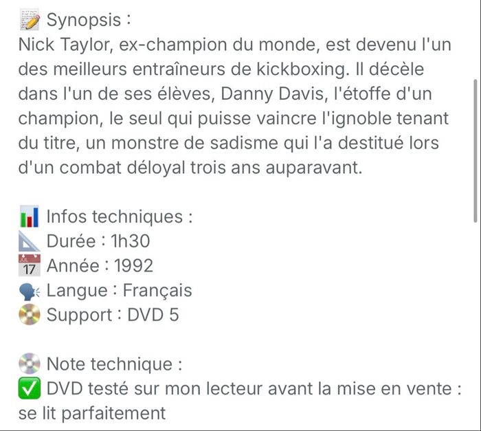 📀 DVD Final Impact - L'étoffe d'un champion – Lorenzo Lamas - photo numéro 6