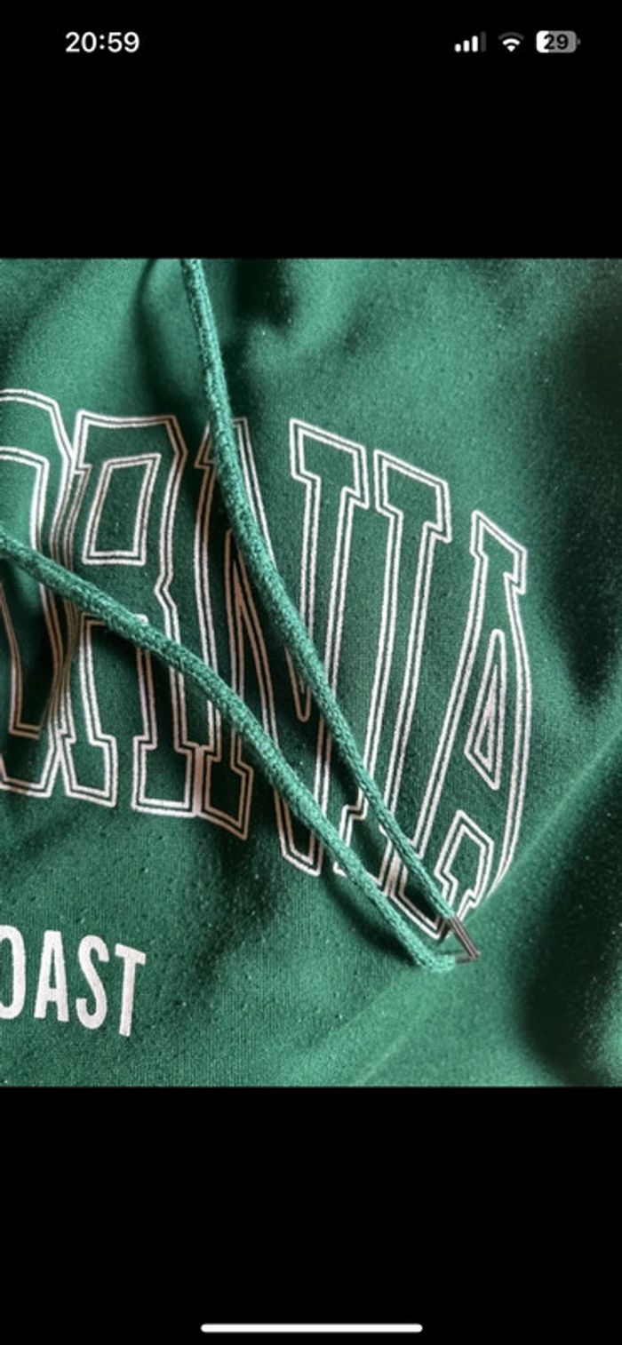 Sweat à capuche vert SHEIN - photo numéro 5