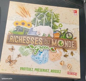 Jeu de société Richesses du monde green - NEUF