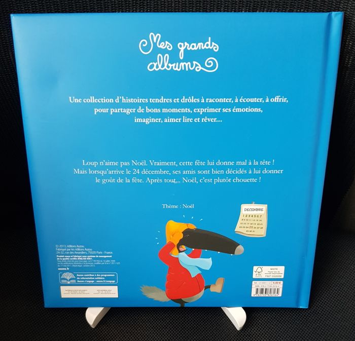 Loup qui n'aimait pas Noël (Le) (cartonné) - Orianne Lallemand - Éléonore Thullier - Auzou - photo numéro 2