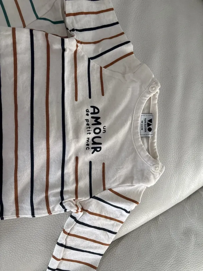 Lot de 2 t-shirt tape à l’œil - photo numéro 2