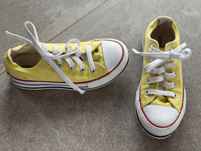 Converse all star jaune 29 bon état compensé - photo numéro 6