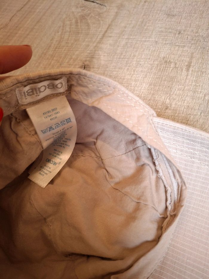 Casquette beige taille 45 cm - photo numéro 4