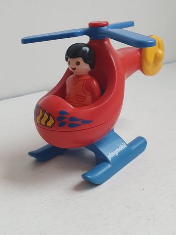Playmobil 123 hélicoptère et figurine