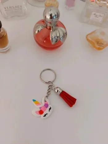 Porte clé tête de licorne