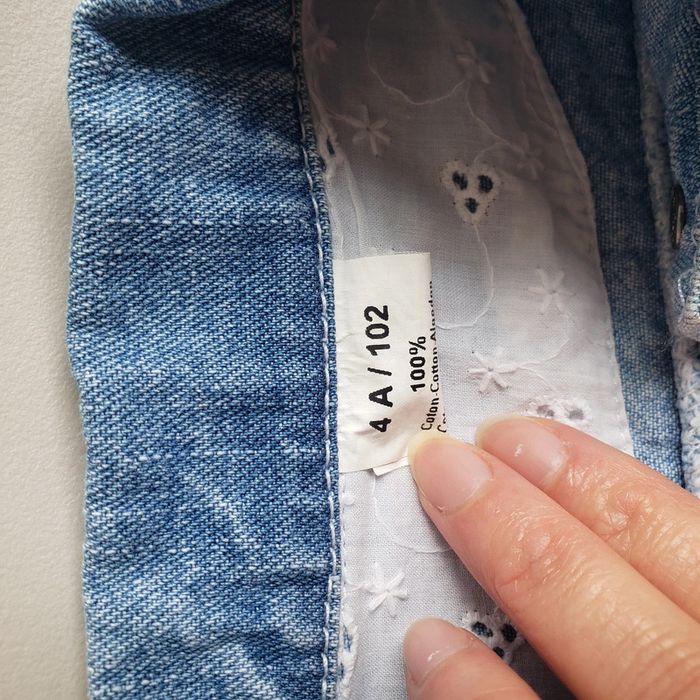 Veste en jeans 4 ans - photo numéro 2