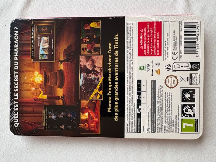 Tintin Reporter : Les Cigares du pharaon - Edition Limitée NEUF sous blister Jeu Nintendo Switch - photo numéro 2