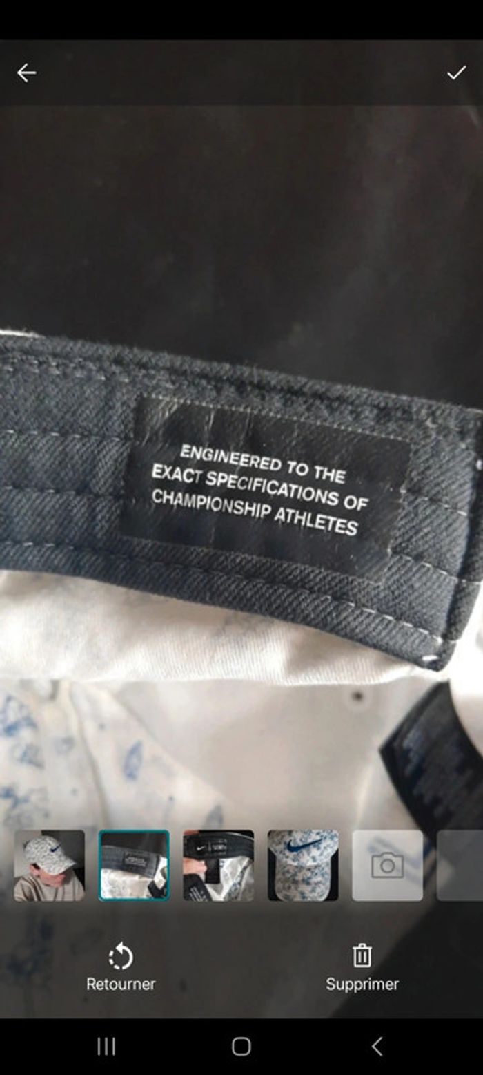 Casquette nike - photo numéro 2