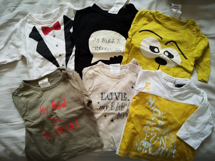 Lot 6 t-shirt 3 mois