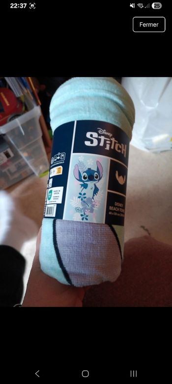 Serviette stitch neuve 110x60