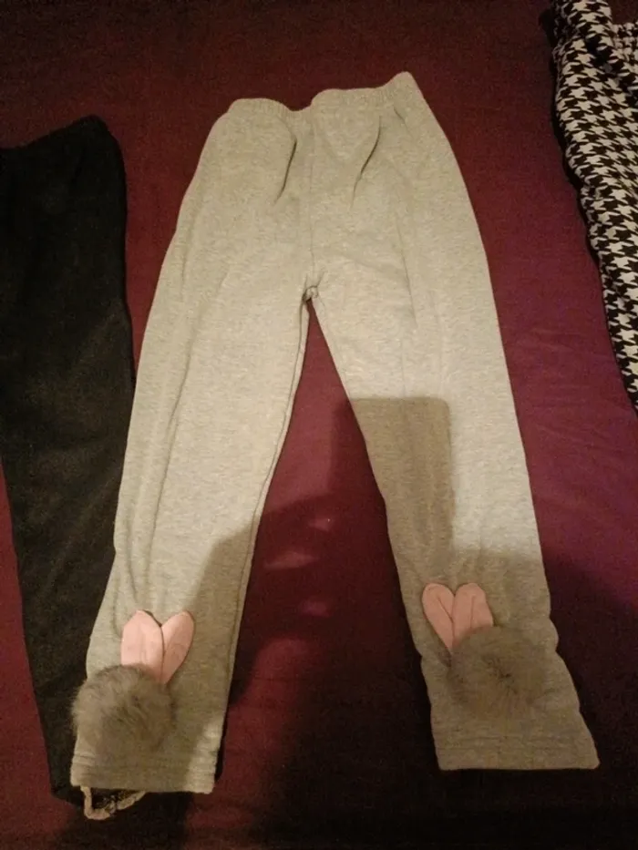 Lot legging pantalon fille 10 ans chaud - photo numéro 4