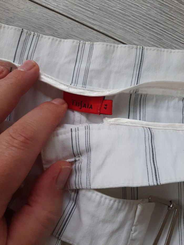 Pantacourt blanc - photo numéro 2